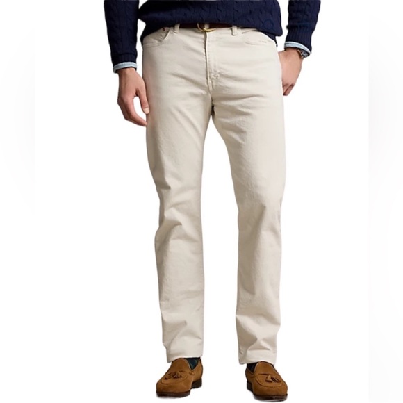 Polo Ralph Lauren Varick Slim Straight Stretch Jean Stone Stretch 33 x 32 Nwt - Picture 2 of 11